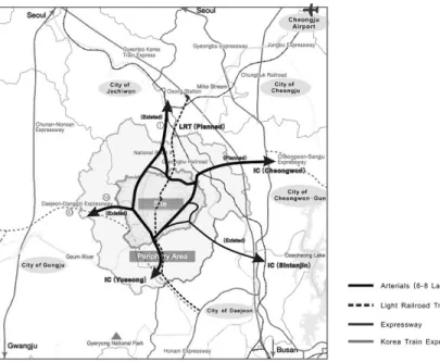 Figure 17. Inter-urban network.