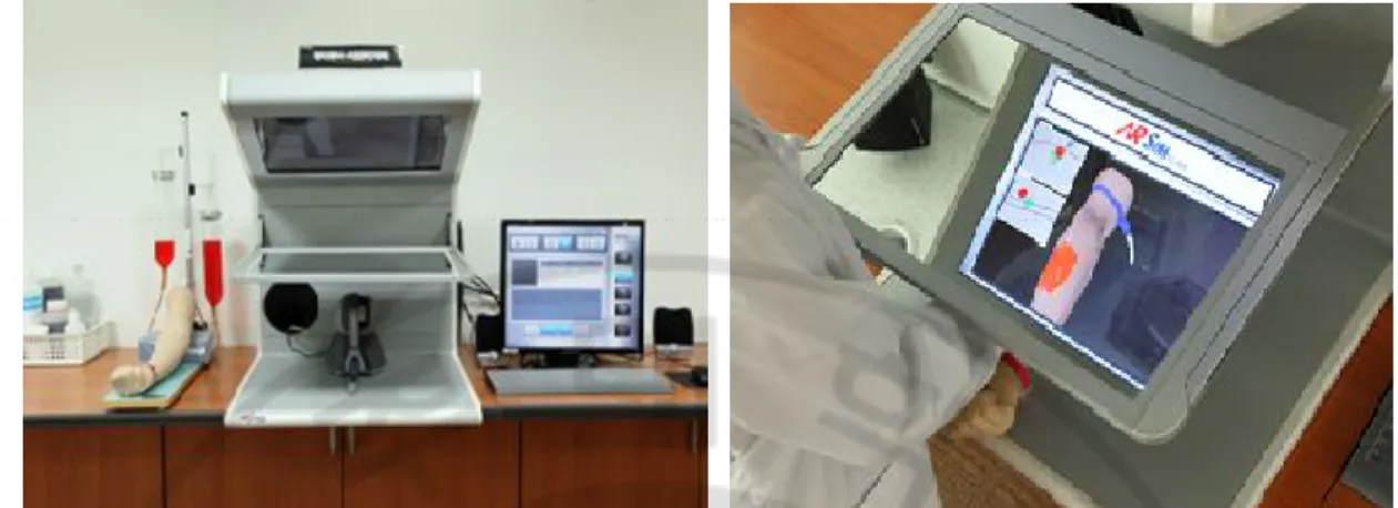 Fig. 5. VR/Haptic IV Simulator. The developed model to use for IV simulator, ARSim IV-