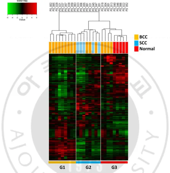 Fig.  1.  Unsupervised  clustering  of  gene  expression  profiles  of  NMSCs.  Unsupervised 