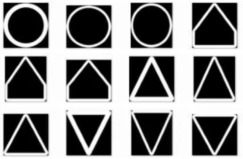 그림 4. 표지판 템플릿의 형태.