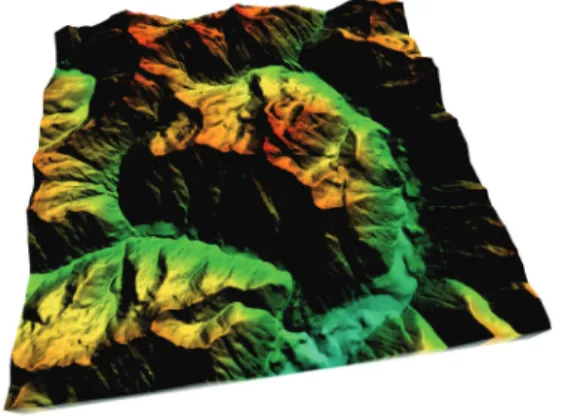 Fig.  1. Plot of real terrain data used in this research (Latitude: 