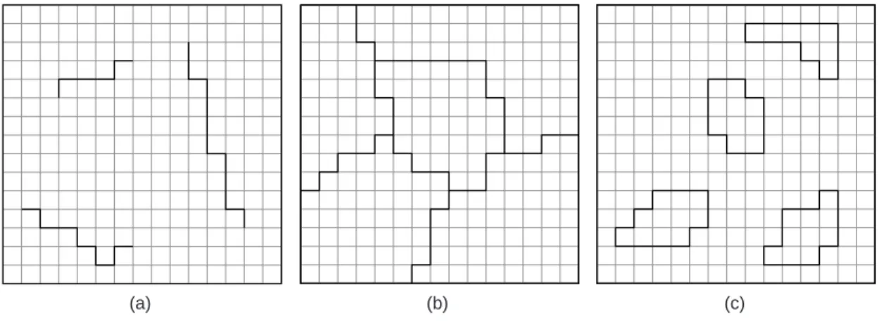 Figure 1. Three situations in geographic boundary analysis.