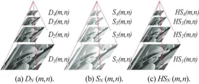 Fig. 1. Examples of multiresolution histogram specification.