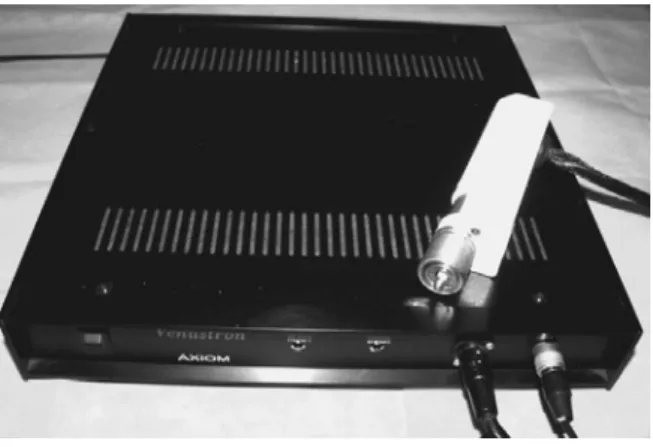 Fig.  1.  The  tactile  sensor  system  (Venustron Ⓡ ,  Axiom  Co.  Ltd.,  Japan)