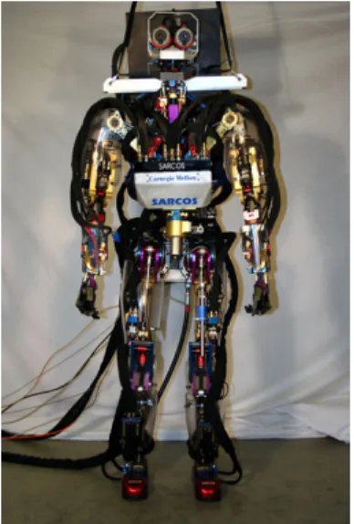 Fig.  1. SARCOS hydraulic humanoid robot. 