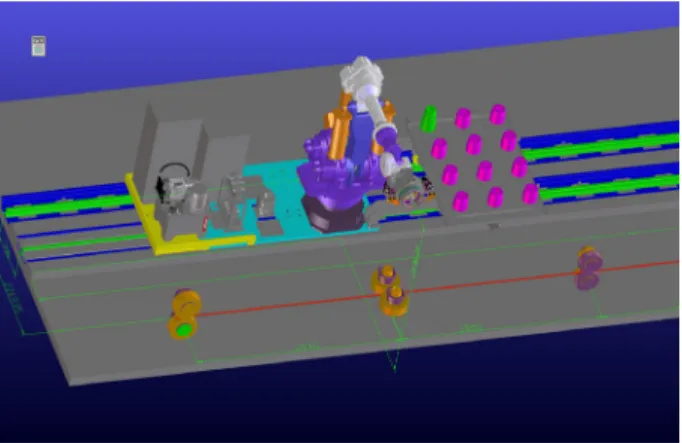 Fig. 3. The robot system for replacement of wire-rod press roll.