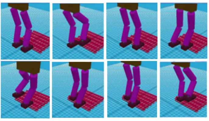Fig.    15. Snapshots for the lateral motion. 