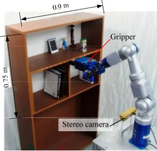 Fig.    6. Query phase of 3 DOF manipulator: (a) dynamic obstacle on  generated path, and (b) regenerated collision-free path