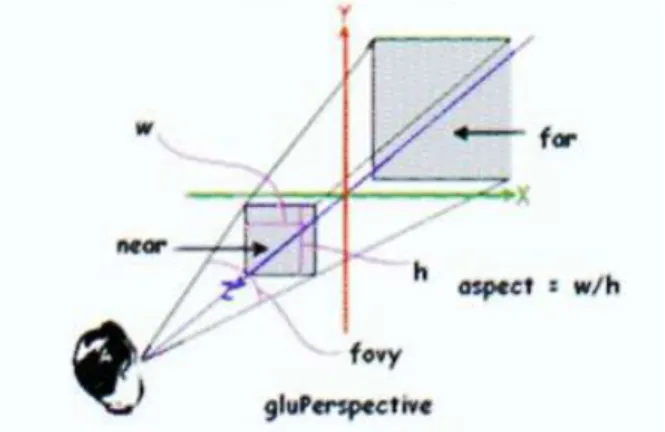 Fig. 5. The perspective view volume.