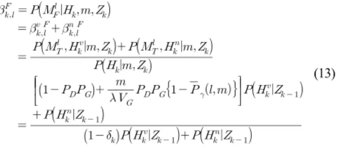 Fig. 3. Target tracking based target perceivability.