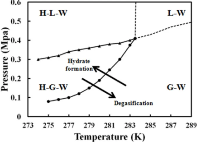 Fig. 1. The flow diagram of lab scale RO process. RO  원수는 앞서 설명한대로 염수에 R134a  가스를  직접 주입하여 인위적으로 포화시킨 제조수를 사용하 였다
