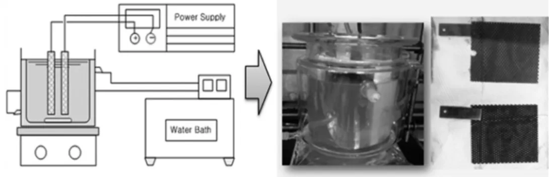 Fig. 1. Experimental apparatus for electrochemical oxidation.