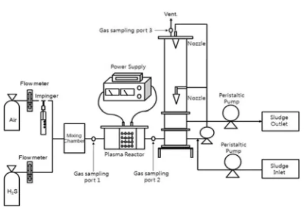 Fig 1. Schematic diagram of the non-thermal plasma system