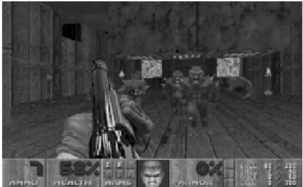 Fig. 2. Doom, Example of a First Person Perspective[8]
