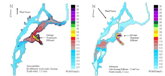 Fig.  7.  Spatial  conductivity  data  in  Lake  Euiam.