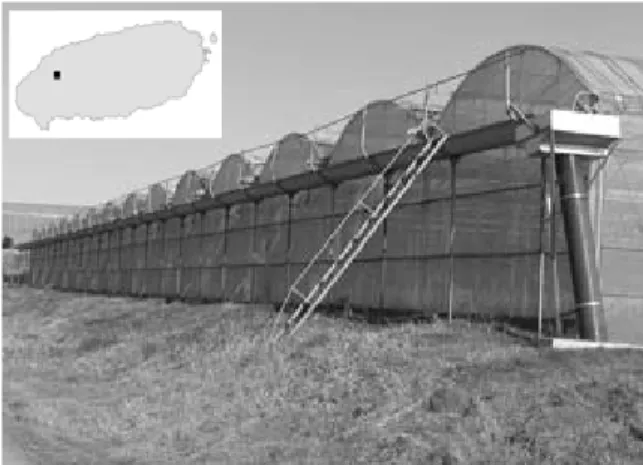 Fig. 1. Location of Wonjongjang and its rainwater harvest system.