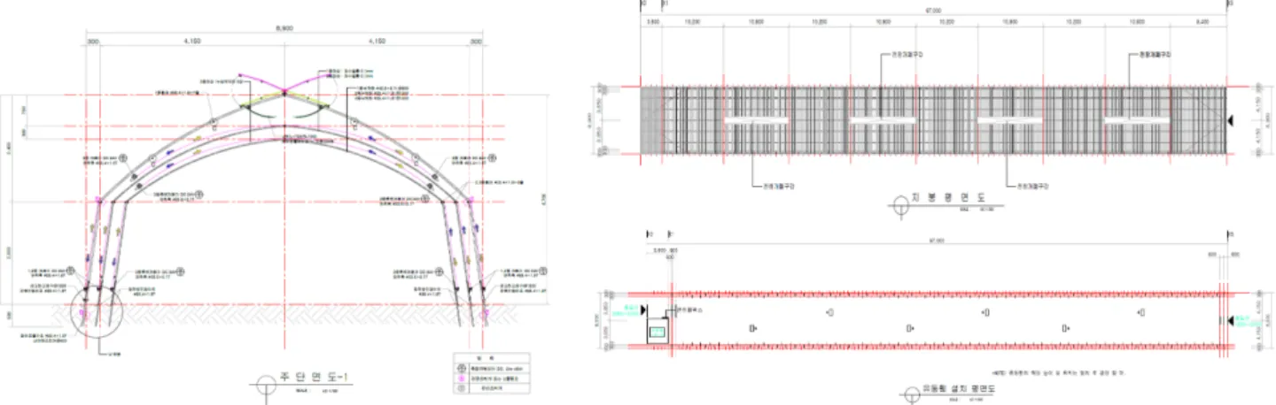 Fig. 4. Blueprint for side view of new single span greenhouse.