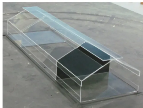 Fig. 1. Test model of greenhouse.