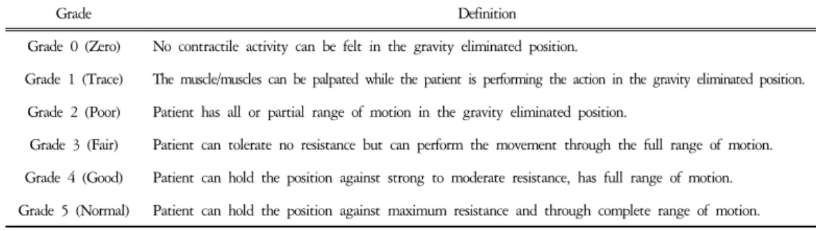 Table  2.  Manual  Muscle  Testing:  MMT