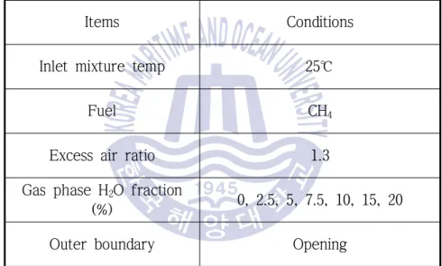 Table 3.1 Calculation conditions