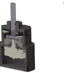 Fig. 2. 2 3D design of cross section of joint actuator. 