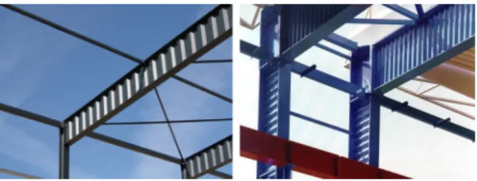Fig. 1. Steel structure using corrugated web beamNote.-Discussion open until December 31, 2021