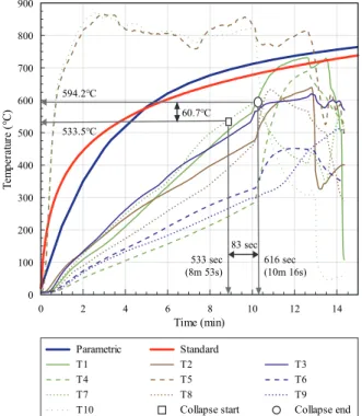 Fig. 18. Temperature–time curve
