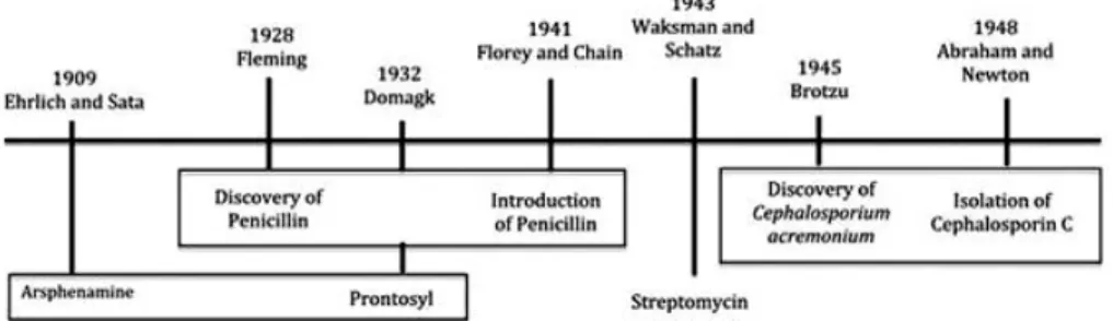 Fig. 1 Historical development of antimicrobials