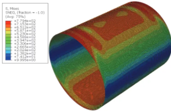 Fig.  10.  Comparison  of  flexural  strength  of  shell  obtained  by  FEA  and  design  criteria