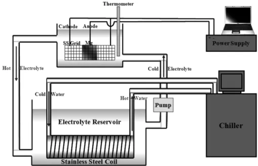 Fig. 1.  The schematics of PEO experimental system.