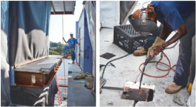 Fig.  7.  Connection  details  of  modular  building  system