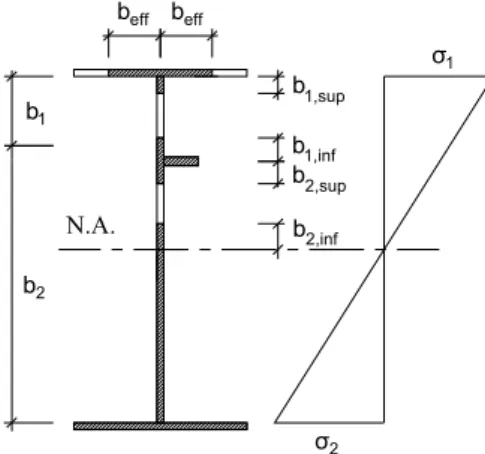 Fig.  1.  Effective  cross-section  of  girder [2]