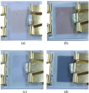 Fig. 8. Measured transmittance versus time after disconnecting  a 2.5V voltage source