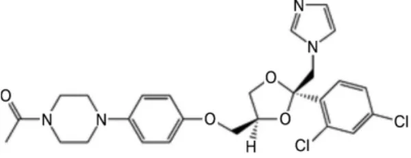 Fig. 6 Structure of ketoconazole