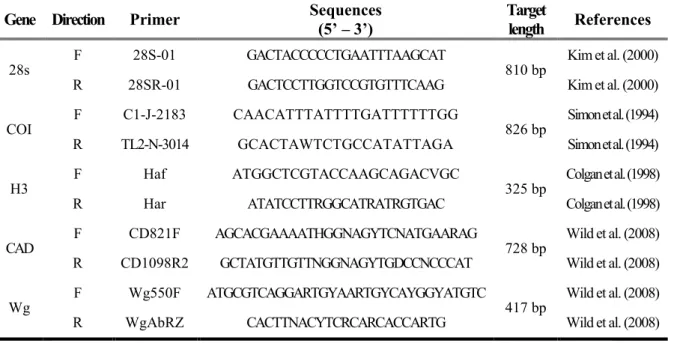 Table 3. Primers used in this study. 