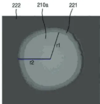 Fig. 6. The top-view micro-structure of contact hole after  EL layer removal using 355nm laser [16]