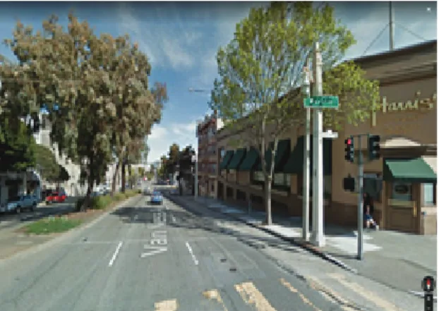 Fig. 2. Streetview with obstruction. 