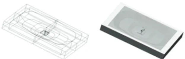 Fig. 1. LED Package design for Light simulation (Forepi  model:Fl200KDZ-BL, size 56 x 30)
