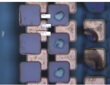 Fig. 1. Misalignment caused by wafer warpage during wafer- wafer-to-wafer bonding.  문제가  발생하게  되는데[6],  그  예를 Fig