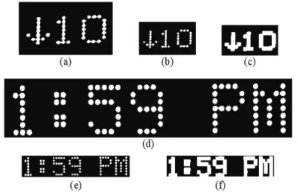 Fig. 5. Binary dilation with 3×3 dilation mask. 