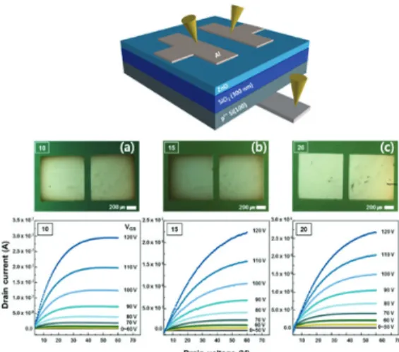 Fig. 1. SEM image of the surface for the ZnO thin films post  annealed at various deposited cycles