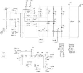 Fig. 4. (a) Current waveform at 110V input voltage, (b)  Current waveform at 220V input voltage