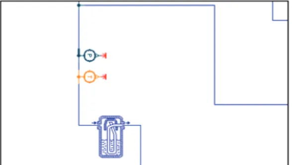 Fig. 5. AMESim model of the compressor part. 