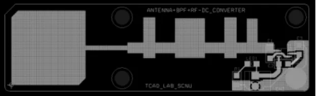 Fig. 15. The fabricated Receiver Module board. 