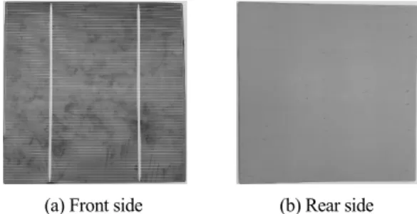 Table 2 The wafer etching rate, the reflectivity and the pore size according to the texturing time  Sample  Temperature (℃) /Time (sec)  Etching rate (g)  Reflectivity after texturing (%) 