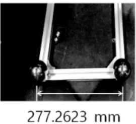Fig. 7. Distance difference in (a) measuring area and (b)  number of contact points, At these experiments the  number of measurement was 10 at each datum