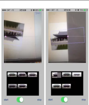 Fig. 4. Window applied irregular Homography.