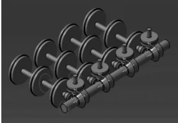 Fig. 3. Schematic of the 3-axis motion mechanism of the clean non-contact conveyor.