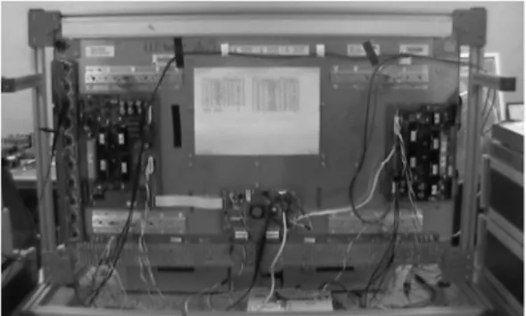Fig. 2. 42-inch PDP module with negative waveform driv- driv-ing board.
