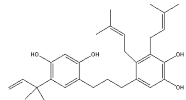 Figure 1. Chemical structure of kazinol C.